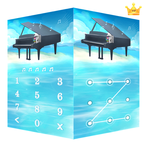AppLock Live Theme Piano – Paid Theme icon