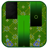 Green Neon Magic Piano Tiles 2017 icon