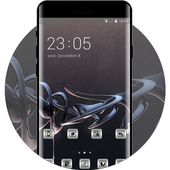 Theme for business fluid silk wallpaper icon