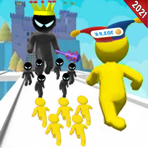 COLOR RUN STICKMAN 3D vs  GIANT RUSH! icon