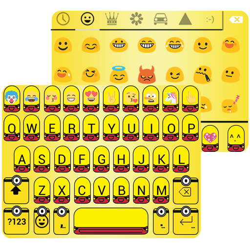 Banana Emoji Keyboard Theme Wallpaper icon