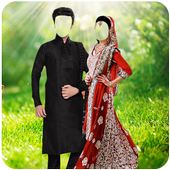 Couple Wedding Photo Suit icon