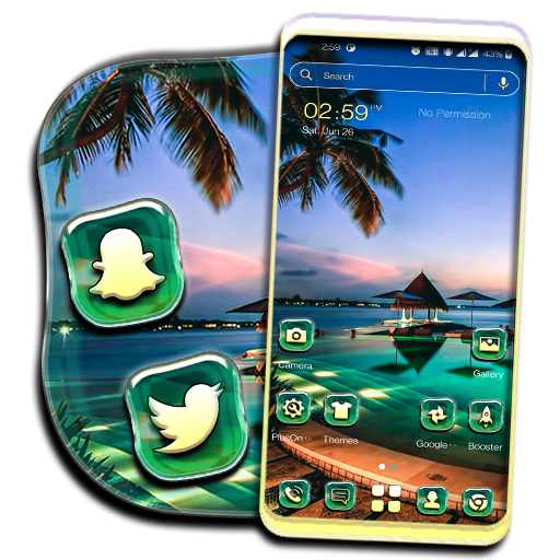 Maldives Resort Launcher Theme icon