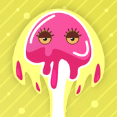 Gum fly zombie icon