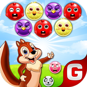 Squirrel Arcade Wild Nuts - Match 3 Bubble Shooter icon