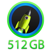 512 GB Storage Space Cleaner icon