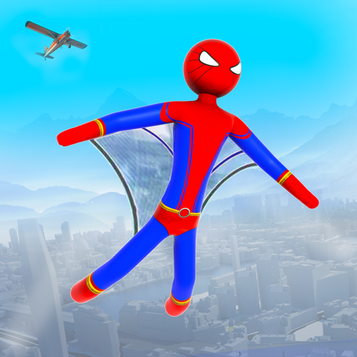 Stickman Rope Hero-Spider Game icon