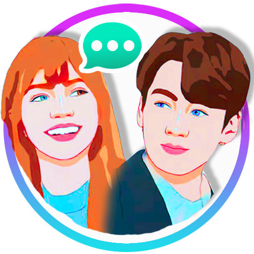 BTS Jungkook &amp; Lisa Chat Kpop icon