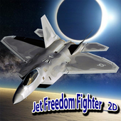 Jet freedom fighter icon