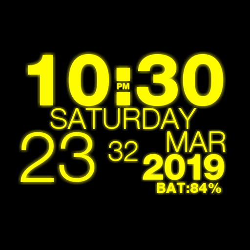 Digital Clock Wallpaper Clock icon