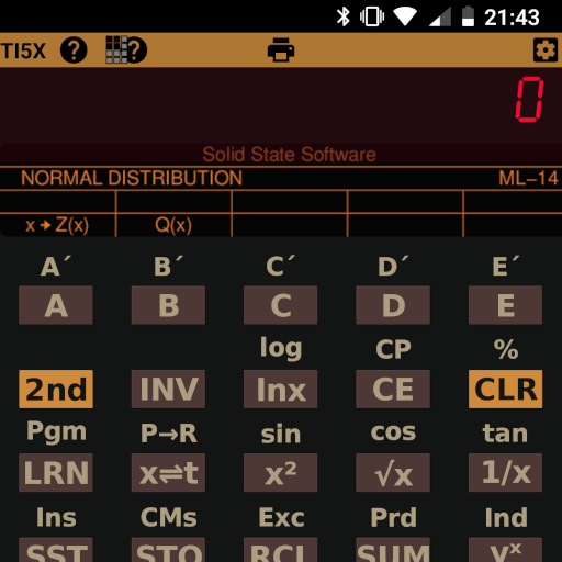 Emulator for TI-59 Calculator icon