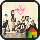 Pink LUV LINELauncher Theme icon