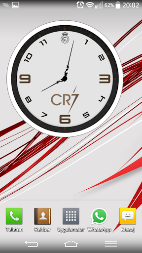Cristiano Ronaldo Widget Clock screenshot 3