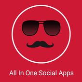ALL IN ONE SOCIAL NETWORK APPS icon