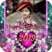 New Year Photo Editor icon