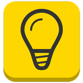 Golden LED Flashlight icon