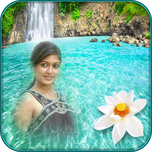 Waterfall Photo Frames - dp pic blur effect editor icon
