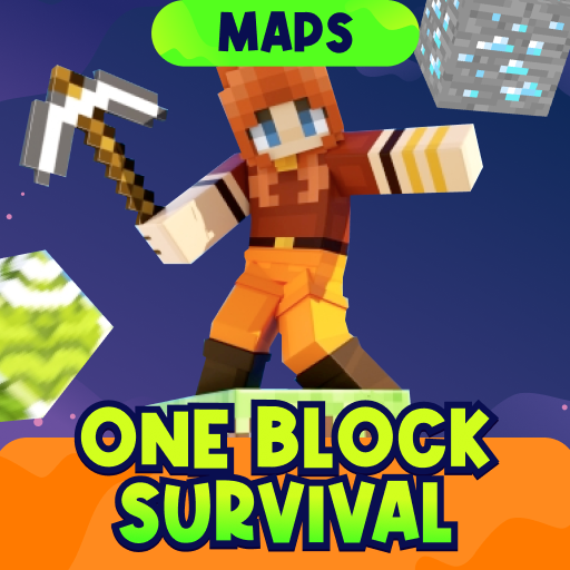 One Block Survival Maps for Minecraft PE icon