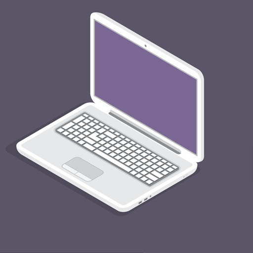 Laptop Online Shopping icon