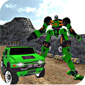 Offroad Hummer Transform Robot icon