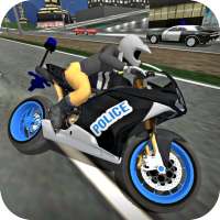 City Police MotorBike 3D Driving Simulator