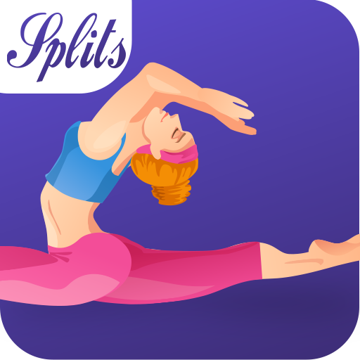 Splits training in 30 days: Fitness exercises icon
