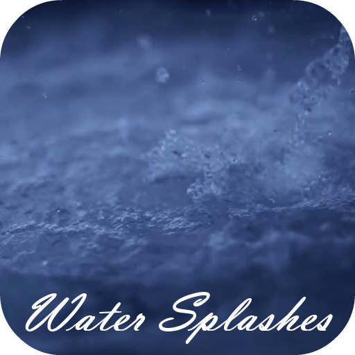 Water splashes Video LWP icon