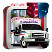 Emergency Ambulance Driving 3D icon