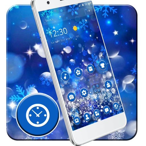 Blue Flash Beauty Snowflake Theme icon