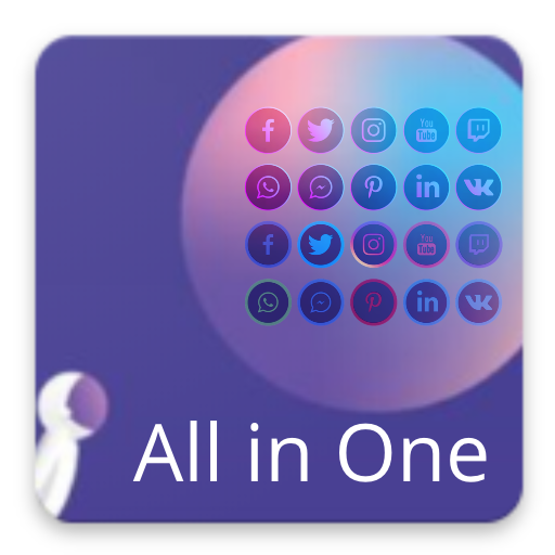 All in One Social Media icon