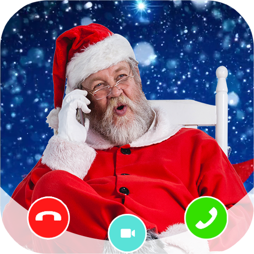 Santa Claus Video Call &amp; Chat Simulator for Xmas icon