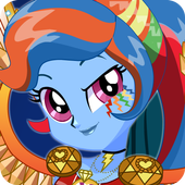 Dress up Rainbow Dash EverFree icon