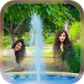 Transparent Fountain Photo Frames - Multiple Photo icon