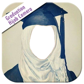 Hijab Gradution Photo Suit icon