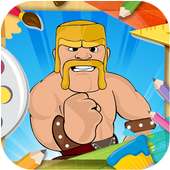 Clash Clans Coloring Game