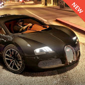 Veyron Driving Bugatti 3D icon