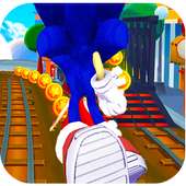 Subway Super Sonic Run Game on 9Apps