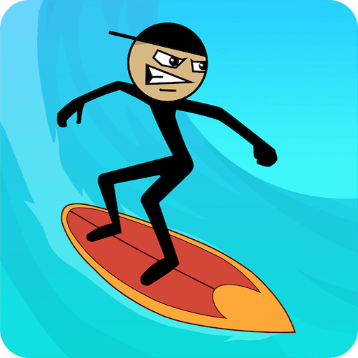 ikon Stickman Surfer