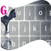 Keyboard Go: The Lily White أيقونة