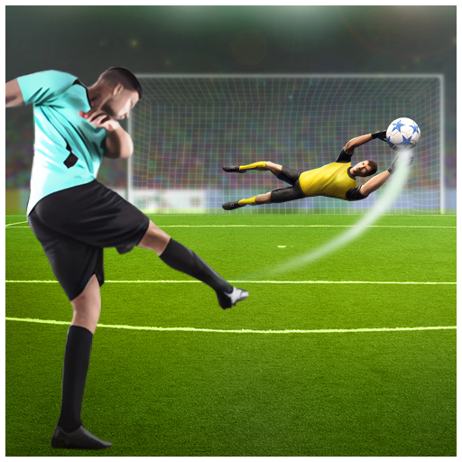 Penalty shootout:Football game icon