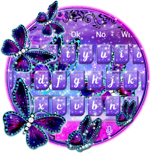 Butterfly Rose Keyboard icon