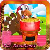 Cook games for kids - turkey icon