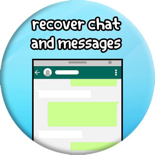 chats recovery and recover deleted messages icon