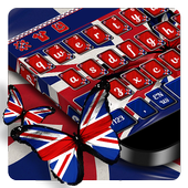 Britânico Bandeira Teclado Tema icon