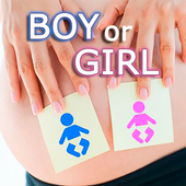 Boy or Girl - gender predictor joke icon