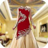 Royal Bridal Dress Photo Maker