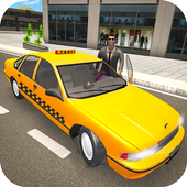 Driving in Taxi icon