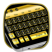 Black Gold Keyboard icon