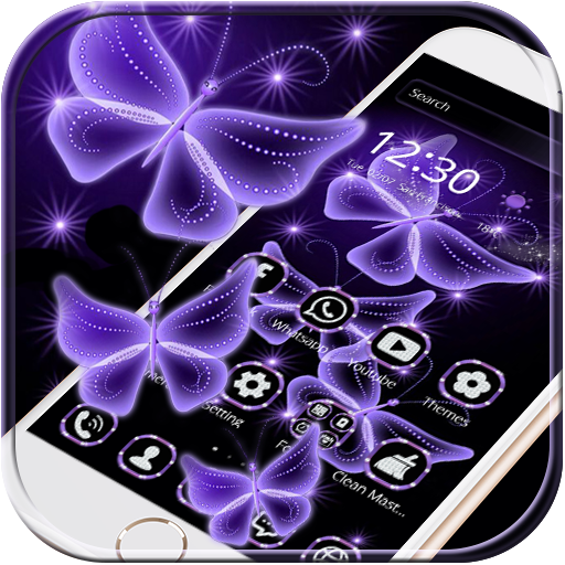 Diamond butterfly Theme icon