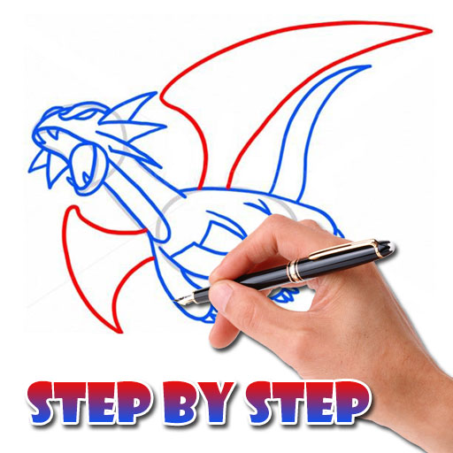 Dragon Drawing Easy Step By Step icon